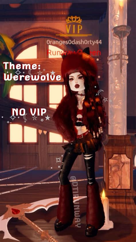 Theme Werewolves Dress To Impress Dtirunway In