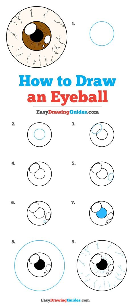 How To Draw An Eyeball Really Easy Drawing Tutorial