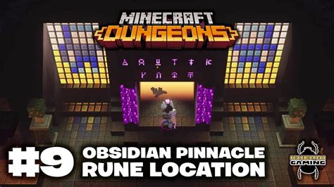 The Obsidian Pinnacle Rune Location In Minecraft Dungeons Unlocking