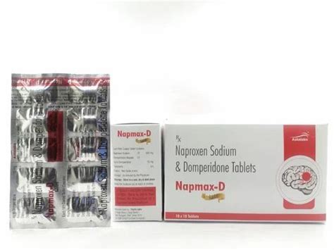 NAPMAX D DOMPERIDONE 10 MG NAPROXEN 500 MG At Rs 1350 Box Naproxen