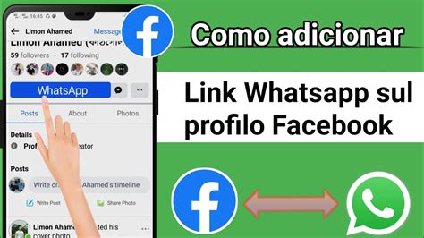 Como Adicionar Link Do WhatsApp No Perfil Do Facebook 2023 YouTube