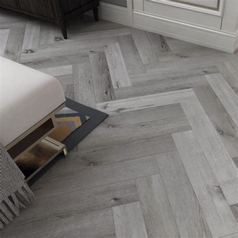 Winter Oak Herringbone 5mm Spc Lvt Heavy Duty 0 5 Wear Layer Click