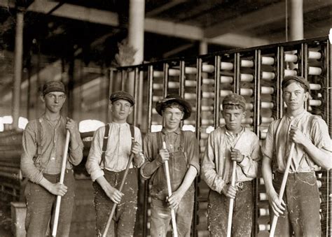 Boys With Brooms 1908 Shorpy Old Photos Framed Prints