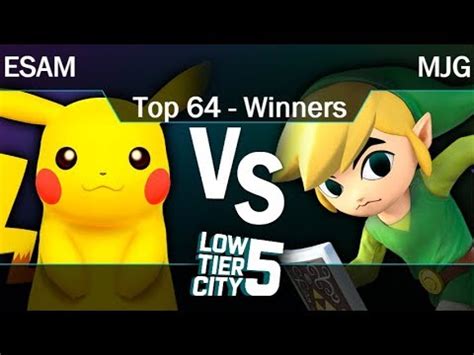 LTC 5 PG ESAM Pikachu Vs MJG Toon Link Top 64 Winners Smash