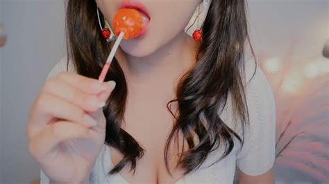 ASMR Lollipop candy Eating ️ - YouTube