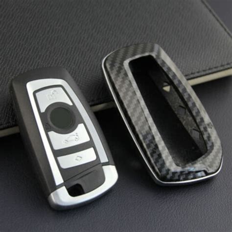 Carbon Fiber Remote Car Key Fob Cover Case Shell Holder For Bmw X X