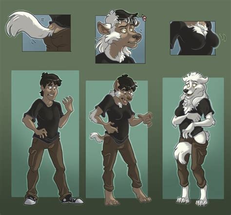 Pin By Adam Corhodzic On Transformation Furry Tf Anthro Furry Furry Transformation