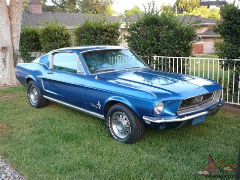 1968 Mustang Fastback V8 Original Body Great Car California