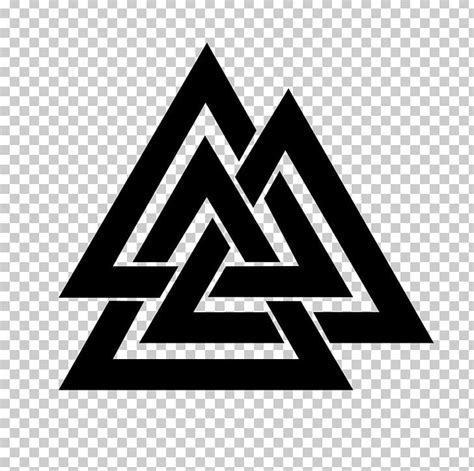 Odin Valknut Tattoo Huginn And Muninn Symbol PNG Clipart Angle Area