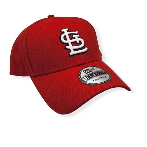 New Era St Louis Cardinals 9forty The League Red Adjustable Strap Hat