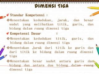 Ppt Dimensi Tiga Kelas X Ppt