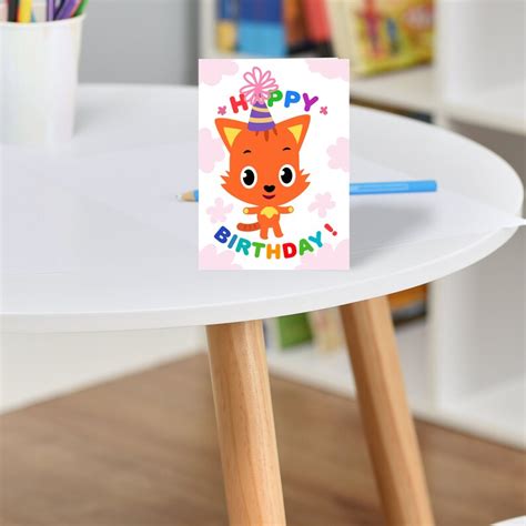 Ginger Cat Birthday Card Printable Digital Download - Etsy Israel