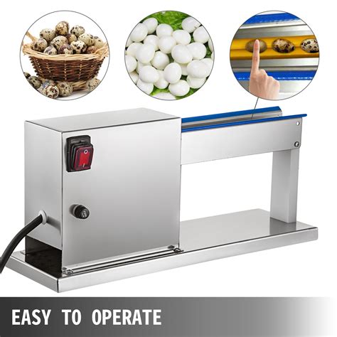 Vevor Electric Quail Egg Peeler Machine 50kgh Commercial Quail Egg