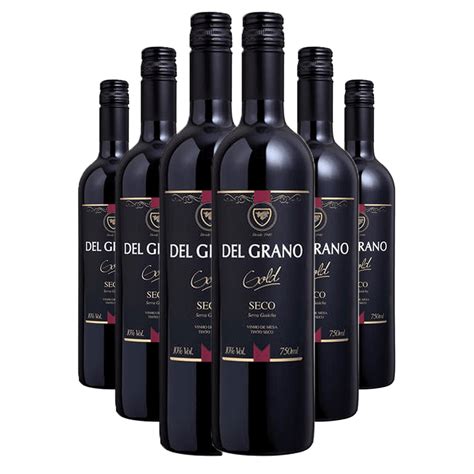 Vinho Del Grano Gold Tinto Seco 6x750ml Werlecomercial