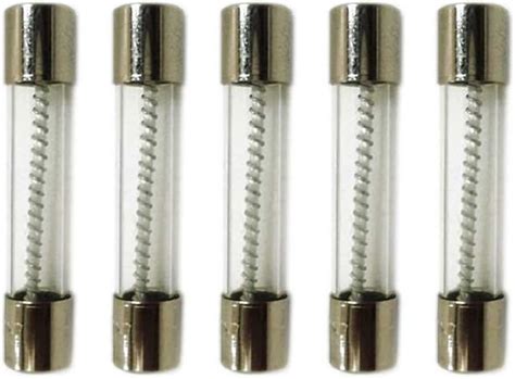 Zephyr Slow Blow Glass Cartridge Fuse Pack Of 6 6x30mm 250V 3