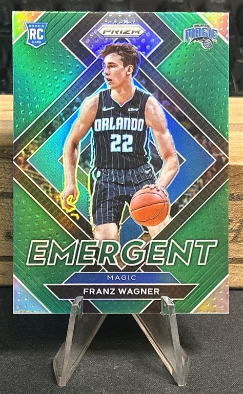 Panini Prizm Emergent Green Prizm Franz Wagner Rc For