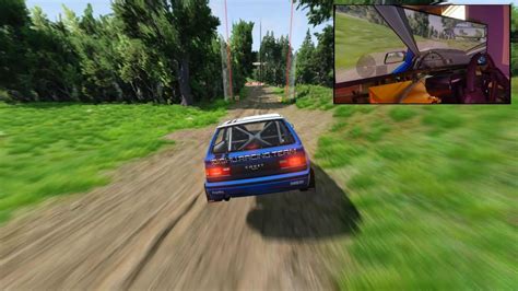 BeamNG Rally Ibishu Covet Rally Gravel Backroads Course YouTube