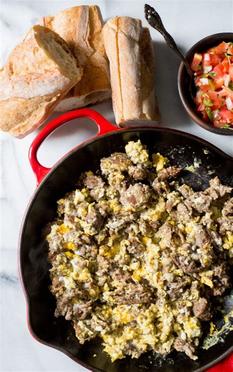 Ground Beef And Eggs Breakfast Scramble Pilars Chilean Food And Garden