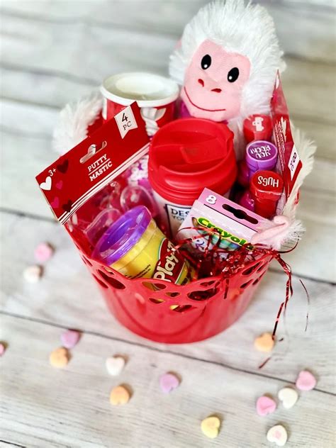 Valentines Day Basket Ideas From The Dollar Tree Super Cute