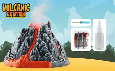 Dinobros Volcano Toy For Kids 3 5 Mist Spouting Volcano