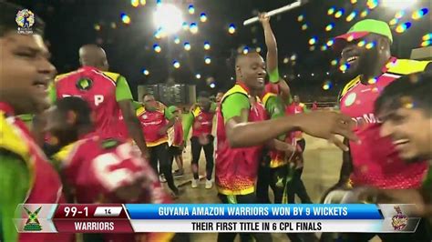 Saim Ayubs Six Wins The Cpl For The Guyana Amazon Warriors Cpl 2023