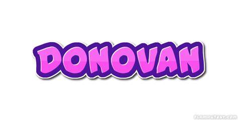 Donovan Logo Free Name Design Tool From Flaming Text