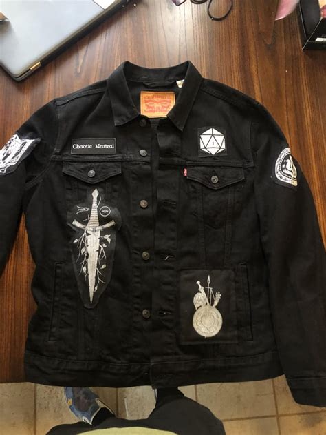 Dndfantasy Themed Jacket I Just Finished Rbattlejackets