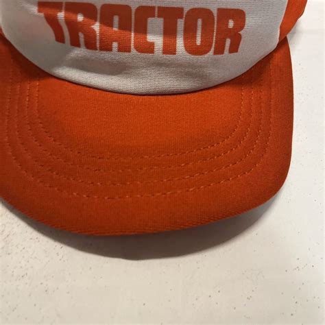 Kubota Tractors Vintage Trucker Hat Orange Snapback Gem