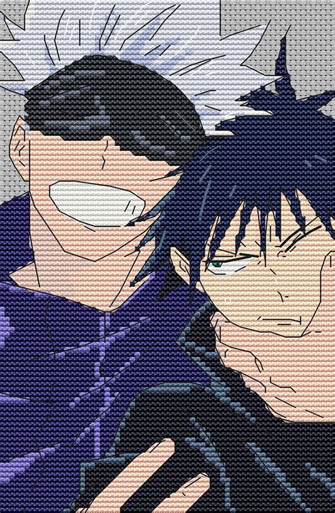 My Collection Of Anime Cross Stitch Patterns From Jujutsu Kaisen