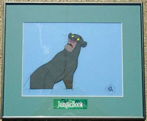 Walt Disney Jungle Book Original Production Cel Bagheera 1970 Extra 3852866681