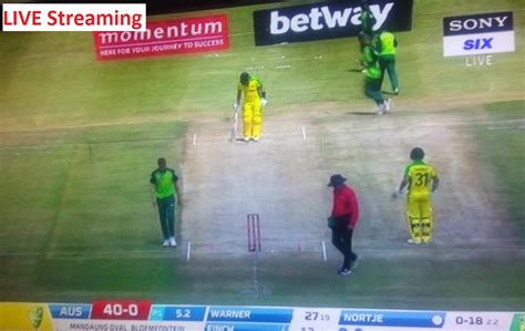 Live ODI - AUS Vs SA - Australia Vs South Africa Live Streaming Cricket ...