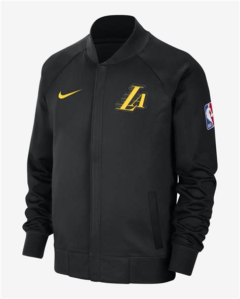 Los Angeles Lakers Showtime City Edition Mens Nike Dri Fit Full Zip Long Sleeve Jacket Nike Lu