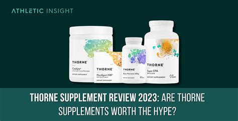 Thorne Supplement Review 2023: Are Thorne Supplements Worth the Hype ...