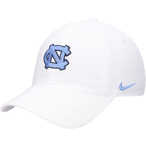 Mens Nike White North Carolina Tar Heels Heritage86 Logo Performance