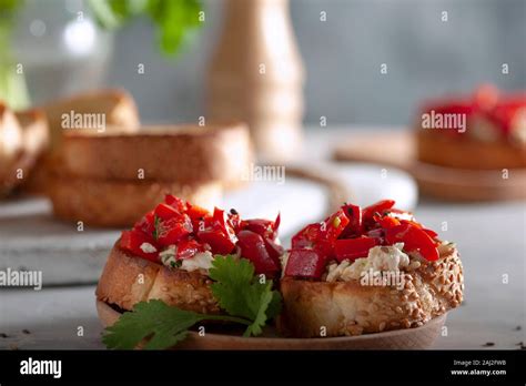 Schnelle Und Leckere Italienische Vorspeise Knusprig Ger Stetes Brot