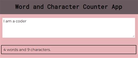 A Step By Step Guide On How To Code A Word And Character Counter App In Javascript Dev Community
