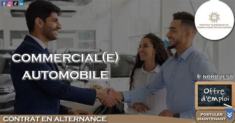 Offre D Emploi Koann Commercial E Automobile