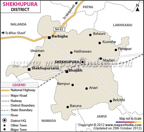 Sheikhpura District Map