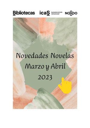 Calam O Novedades Novelas Marzo Y Abril