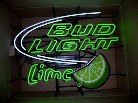 Bud Light Lime Neon Sign Real Neon Light Diy Neon Signs Custom Neon