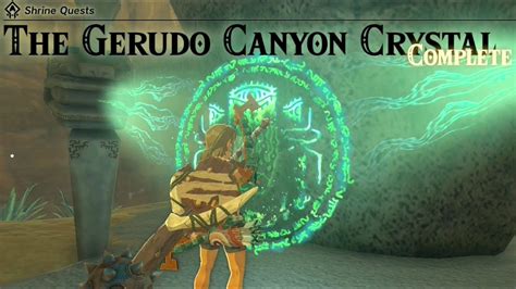 Zelda Tears Of The Kingdom The Gerudo Canyon Crystal Rakakudaj