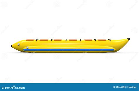 Banana Boat Isolated Stock Illustration Illustration Of Recreation