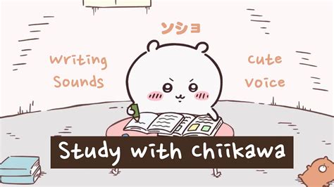 【study With Chiikawa🐁】ンショchiikawas Voice┃writing Sounds┃white Noise