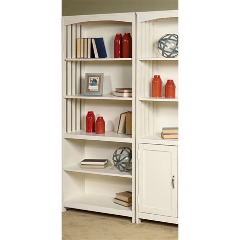 Hampton Bay Open Bookcase White By Liberty Furniture Furniturepick