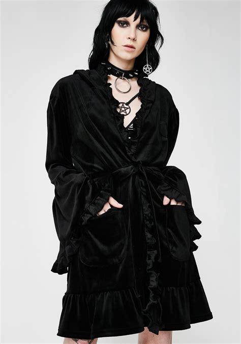 Killstar Night Marry Robe Dolls Kill Fashion Gothic Fashion Lace Tops