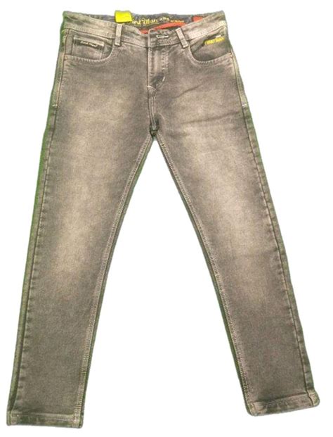 Slim Fit Plain Grey Denim Jeans Size At Rs Piece In New Delhi