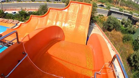 Slope Water Slide At Blue Zest Aqua Park In Balikesir Edremit Altinoluk