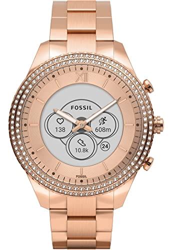 Montre connectée hybride Gen 6 Stella de Fossil en acier inoxydable