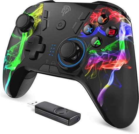 EasySMX PS3 Controller 2 4G Wireless PC Gamepad Einstellbare LED