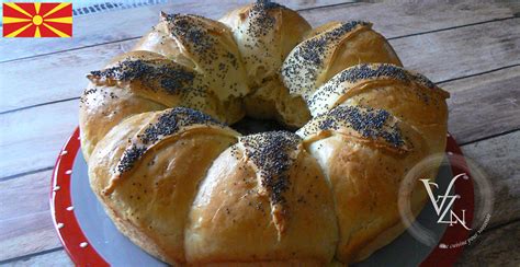 Couronne de pain brioché macédonienne de Une cuisine pour Voozenoo et